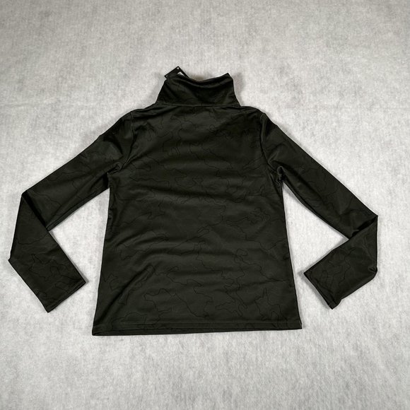 Under Armour Womens Turtleneck Sport Top Loose Fit Size XS Olive Green NWT - Picture 2 of 13
